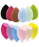 12 Pieces Professional Makeup Sponge Set,Latex Free Flawless Soft Setting Face Puffs,Multicolor Beauty Blender Cosmetic Applicator for Powder,Liquid,Facial Makeup Tools 12Pcs Multi Color - Buy Online on SooperMarket.com