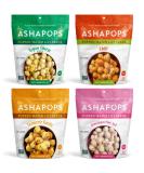AshaPops Variety Pack Popped Water Lily Seeds - Gluten Free | Vegan | Paleo | Kosher OU| Soy Free | 1 oz | (Pack of 4 Bags) Variety Pack 1 Ounce (Pack of 4) - Buy Online on SooperMarket.com