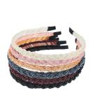 MTLEE 6 Pieces Beaded Headbands Sparkly Crystal Beaded Hair Hoop Hairbands Multiple Color Hair Accessories Head Bands for Women Girls(Multiple color) - Buy Online on SooperMarket.com
