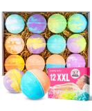 Bubbly Belle Bath Bombs Gift Set, 12 Extra Large Handmade Aromatherapy Fizzies with Essential Oil Blends, Epsom Salt, Kaolin Clay, Vegan Bath Bombs with Essential Oil Blends 5 Ounce (Pack of 12) - Buy Online on SooperMarket.com