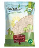 Organic White Quinoa Flour 8 lbs - Non-GMO, Fine Ground, Vegan & Kosher - High Protein & Fiber for Baking & Thickening - Buy Online on SooperMarket.com
