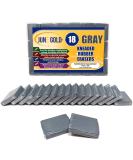 June Gold Kneaded Rubber Erasers Gray 18 Pack - Blend Shade Smooth Correct and Brighten Your Sketches and Drawings - Buy Online on SooperMarket.com