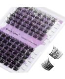 Individual Eyelashes Cluster 0.07mm D Curl 12-16mm Mixed | Soft & Wispy DIY Lash Extensions - Buy Online on SooperMarket.com