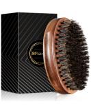 BFWood Boar Bristle Beard Brush - Black Wood Walnut Military Style - Buy Online on SooperMarket.com