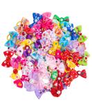 Berkelen dogs hair accessories 50 pieces dog hair loops with rubber band pets dog hair arches accessories for long hair pet dog cat cat puppies random color - Buy Online on SooperMarket.com