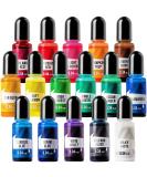 ALEXES 16 Colors Liquid Candle Dye & Epoxy Resin Colorant Set for Candle Making and Wax - Candle Dye Drops for Vibrant Results - Buy Online on SooperMarket.com