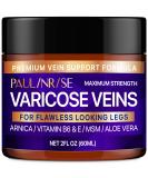 PAULINRISE Varicose Vein Cream for Legs - Improves Blood Circulation, Reduces Spider Veins and Heaviness, 2 Oz - Buy Online on SooperMarket.com