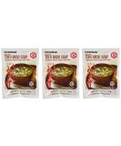 Kikkoman Instant Tofu Miso Soup (Soybean Paste Soup with Tofu) -(9 Pockets in 3 Packs) (3.15 Oz) miso 1.05 Ounce (Pack of 3) - Buy Online on SooperMarket.com