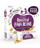 Buy Happy Snack Company Roasted Fava Beans - Sea Salt & Balsamic Flavor | Vegan Gluten-Free Protein-Rich Healthy Snacks (25g 20 Pack) - Buy Online on SooperMarket.com