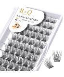 Buy 72 PCs DIY Individual Eyelashes - B&C Wispy & Fluffy Single Extensions for Beginners | Reusable C-10 mm | International Shipping - Buy Online on SooperMarket.com
