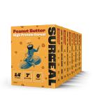 Surreal Peanut - High Protein Cereal - Low Sugar- Healthy Plant Based Cereal - High in Fibre - Low Carb - Gluten Free - Vegan - 13g of Protein 0g of Sugar - 240g per Box - 6 Pack (6 x Peanut) - Buy Online on SooperMarket.com