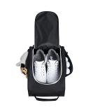 Golkcurx Golf Shoe Bag for Travel - Zippered Sport Shoe Carrier with Accessory Pockets (Black) - Buy Online on SooperMarket.com