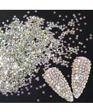 1440PCS 2MM Flat Back Crystal AB Rhinestones for Nail Art - Professional Nail Gems for Face, Teeth, DIY Crafts - Buy Online on SooperMarket.com