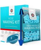 Medi Grade Nose Waxing Kit for Men and Women with Reusable Nose Wax Sticks and Microwavable Cup 50g - Eco-friendly Nose Wax Kit for Unsightly Itchy Nasal Hair - Nose Hair Remover with Skin Tape Bag - Buy Online on SooperMarket.com