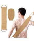Cozlly Hemp Exfoliating Glove and Strap - 100% Natural Body Scrubber for Men and Women - Buy Online on SooperMarket.com