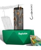 NEPTONION Hookable Chameleon Feeding Bowl Bugs Bar with Column for Prey to Climb and Move Suitable for Lizard Bearded Dragon Iguana Gecko Toad Frog - Buy Online on SooperMarket.com