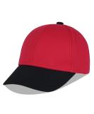 LANGZHEN 100% Cotton Kids Baseball Cap Hat | Adjustable Sun Hat for Girls Boys 2-4 Years | Black Red - Buy Online on SooperMarket.com