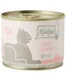 Mjamjam - Premium wet food for cats - kitten juicy chicken with salmon oil 6 -pack (6 x 200 g) grain free with extra meat single chicken 200 g (6 Pack) - Buy Online on SooperMarket.com