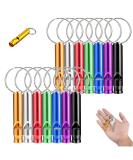 Buy Hezhou 14-Piece Aluminum Sport Whistle Set - Perfect for Camping Hiking & School Activities - Key Ring Included - Buy Online on SooperMarket.com