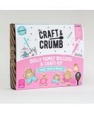 Craft & Crumb Dolly Biscuit Baking & Decorating Kit - Gingerbread Men & Women Summer Activity for Kids 3 Up - With Pre-Measured Cookie Mix Icing Cookie Cutters & Doll House Art Activity - Buy Online on SooperMarket.com