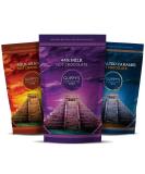 Guppy's Chocolates York | Hot Chocolate Flakes | 3 Pack | Real Grated Drinking Chocolate | Works With Velvetiser | 245g Resealable Pouch Equal To 7 Sachets per pack (Milk | Orange | Salted Caramel) - Buy Online on SooperMarket.com