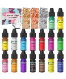 Epoxy Resin Pigment - 16 Color Liquid Translucent Epoxy Resin Colorant  Highly Concentrated Epoxy Resin Dye for DIY Jewelry Making  AB Resin Coloring for Paint  Craft - 10ml Each - Buy Online on SooperMarket.com