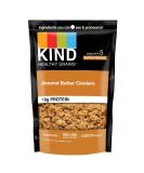 KIND Healthy Grains Clusters, Almond Butter Granola, 10g Protein, Gluten Free, 11 Ounce (Pack of 6) - Buy Online on SooperMarket.com