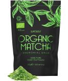 Organic Matcha Green Tea Powder - Ceremonial Grade - 120g (120 servings) - Premium Matcha Tea Powder - Certified Organic by The Soil Association - 100% Pure Stone Ground Tea Leaves - Vegan 120 g (Pack of 1) - Buy Online on SooperMarket.com