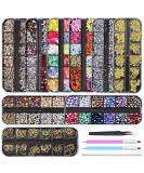 Artdone 9 boxes Nail Rhinestones,Nail Gems Nail Diamonds,Nail Art Studs Nail Crystals Nail Sequins for Nails Kit with 1 Tweezers and 3 Pen for Nail Art Supplies Accessories 9boxes - Buy Online on SooperMarket.com