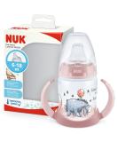 Nuk First Choice+ Disney Winnie the Pooh Drinking Bottle 150ml | 6-18 Months | Temperature Control & Anti-Colic | BPA-Free | Ergonomic Design - Buy Online on SooperMarket.com