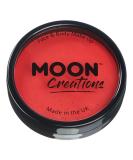 Moon Creations Pro Face & Body Makeup | Bright Red | 36g | Professional Colour Paint Cake Pots for Face Painting | Face Paint For Kids Adults Fancy Dress Festivals Halloween - Buy Online on SooperMarket.com
