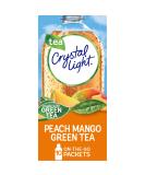 Crystal Light Sugar-Free Peach Mango Green Tea Drink Mix (10 On-the-Go Packets), mango, peach, 0.8 Oz 0.08 Ounce (Pack of 10) - Buy Online on SooperMarket.com