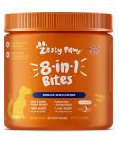 Zesty Paws 5-in-1 Multivitamin Bites for Dogs All Ages Peanut Butter Flavor 90 Soft Chews - Buy Online on SooperMarket.com