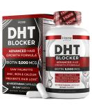DHT Blocker Hair Growth Supplement - High Potency Biotin & Saw Palmetto for Hair Regrowth - Natural Hair Loss Treatments for Women & Men - Helps Stimulate Hair Follicle Growth - Buy Online on SooperMarket.com