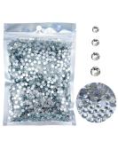 4320Pcs SS20 Clear-Crystal Flatback Rhinestones Bulk for DIY Crafts - 5mm Silver Gems for Nails, Dance Costumes, Clothes, Shoes, Tumblers - Wholesale Glass Diamonds Stones - HINABTRU - Buy Online on SooperMarket.com