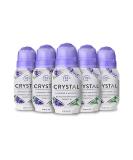 CRYSTAL Deodorant Mineral Deodorant Roll-On  Lavender & White Tea 2.25 oz (Pack of 5) - Buy Online on SooperMarket.com