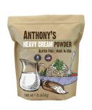 Anthony's Heavy Cream Powder, 1 lb, Batch Tested Gluten Free, No Fillers or Preservatives, Keto Friendly, Product of USA 1 Pound (Pack of 1) - Buy Online on SooperMarket.com