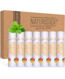 Naturistick 7-Pack Mango Lip Balm Gift Set - 100% Natural Ingredients, Best Beeswax Chapstick for Dry Chapped Lips, Made in USA - Buy Online on SooperMarket.com