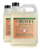 Mrs. Meyer's Geranium Hand Soap Refill 33 Oz - Pack of 2 | Biodegradable Formula with Essential Oils - Buy Online on SooperMarket.com
