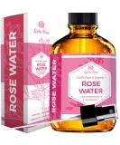Rose Water Facial Toner by Leven Rose, Pure Natural Moroccan Rosewater Hydrosol Face Spray 4 oz - Buy Online on SooperMarket.com