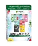 Garnier cloth masks set for every skin type 7 facial masks for dry to normal skin vegan formula with hyaluronic acid hydra bomb and nutri bomb mask set 7 x 28 g of advantage set - Buy Online on SooperMarket.com