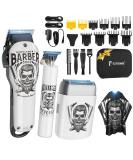 BESTBOMG Professional Hair Clippers for Men | Electric Beard Trimmer Kits & Sets | Ceramic T-Blade Shavers for Barbers & Gifts - Buy Online on SooperMarket.com