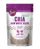 Suncore Foods Organic Raw White Chia Seeds 15oz - Gluten-Free, Non-GMO, Kosher - Buy Online on SooperMarket.com