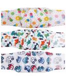 Buy Micoooyo Washable Abdominal Bandage for Males | Reusable Dog Diapers | Medium Suctionable Dog Wraps (3-Pack) - Animals Fruits & Cars | Adjustable Closure 33-40.6cm Waist - Buy Online on SooperMarket.com