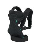 Infantino Flip 4-in-1 Advanced Carrier with Washable Bib - Ergonomic Front and Back Carry for Newborns and Babies 8-32 lbs - Black Denim - Buy Online on SooperMarket.com