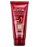 L'Or al Paris Elvital Color Protection hair treatment for rinsing for colored tinted or scanted hair color gloss miracle color care room 1 x 200 ml telescopic black - Buy Online on SooperMarket.com