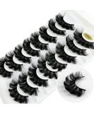 KOKAY False Eyelashes Russian Strip Lashes Faux Mink Lashes 8 Pairs DD Curl Reusable Fluffy 3D Fake Eyelashes Thick Soft Waterproof for Gift (K002 15MM) - Buy Online on SooperMarket.com