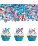 Shop 40 Edible Butterflies for Cake Decoration | Tortendeco Edible Tart Decorations - Buy Online on SooperMarket.com