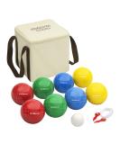 Gosports Backyard Boccia sets with 8 balls pallino suitcase and measuring rope-choose classic resin balls between classic resin soft and bright LED sets - Buy Online on SooperMarket.com