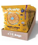 Gusto snacks crispy apple chips with coconut rich in fiber vegan gluten -free and vegetarian.Healthy snack box tired dried fruit chips - 20g (12 bags).Apple - coconut - Buy Online on SooperMarket.com
